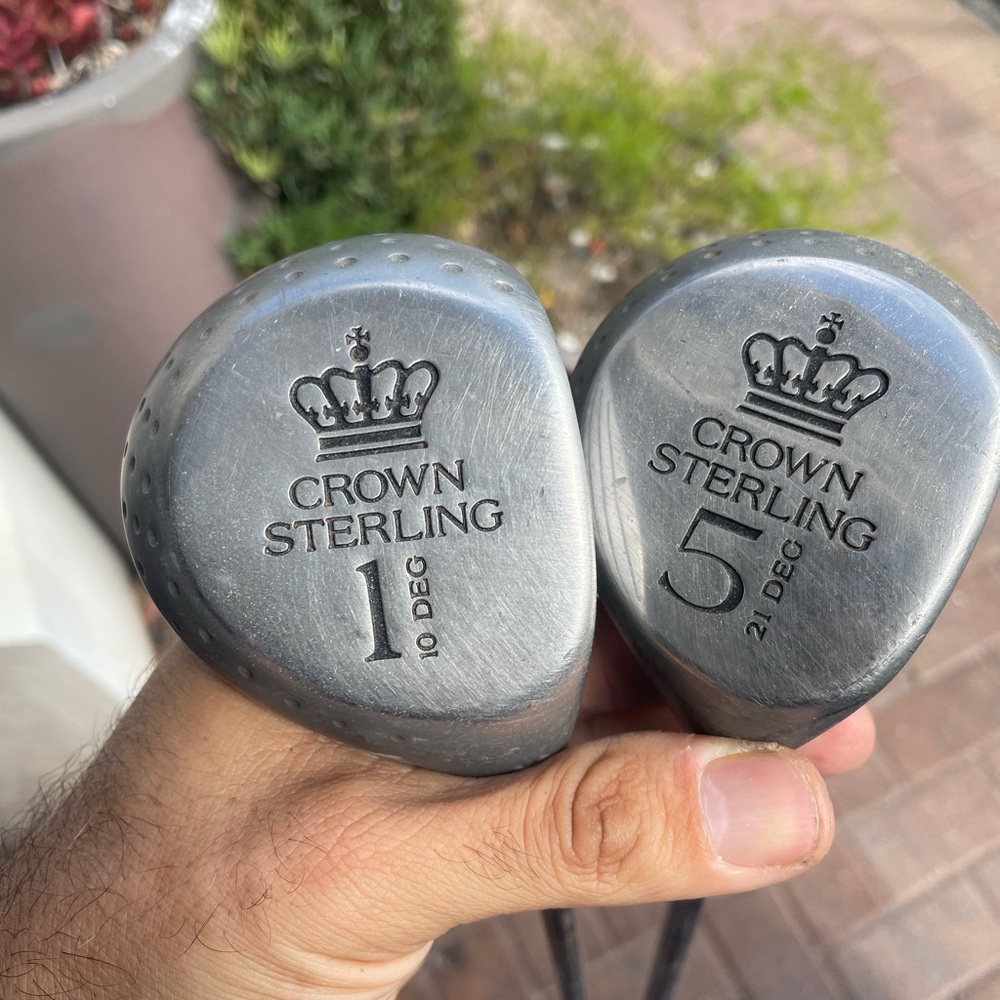 Crown Sterling 2 Pc Golf Set In Right Handed